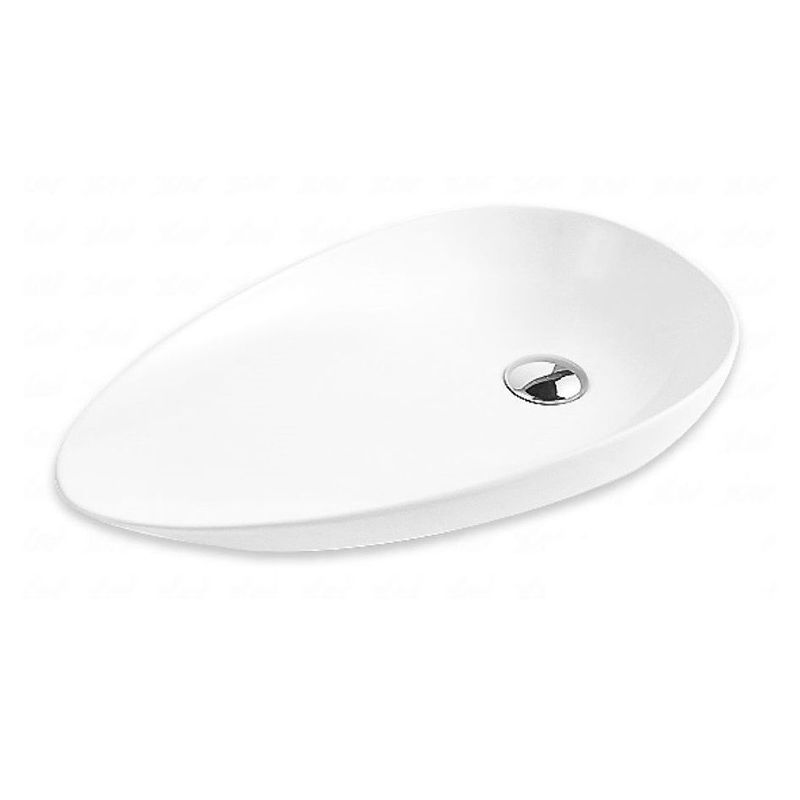 XM - LAVABO BOWL BLANCO DE LOZA GALA 58X35CM