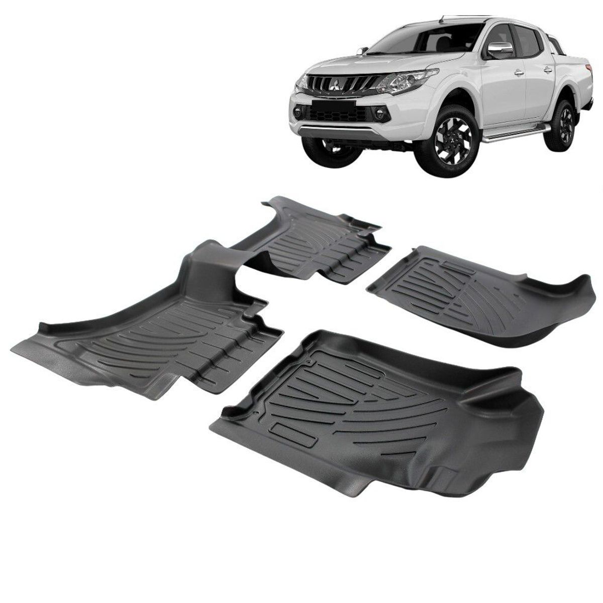 GENERICO - PISOS BANDEJA 3D MITSUBISHI L200 2012 2014 2015 2017 2019.