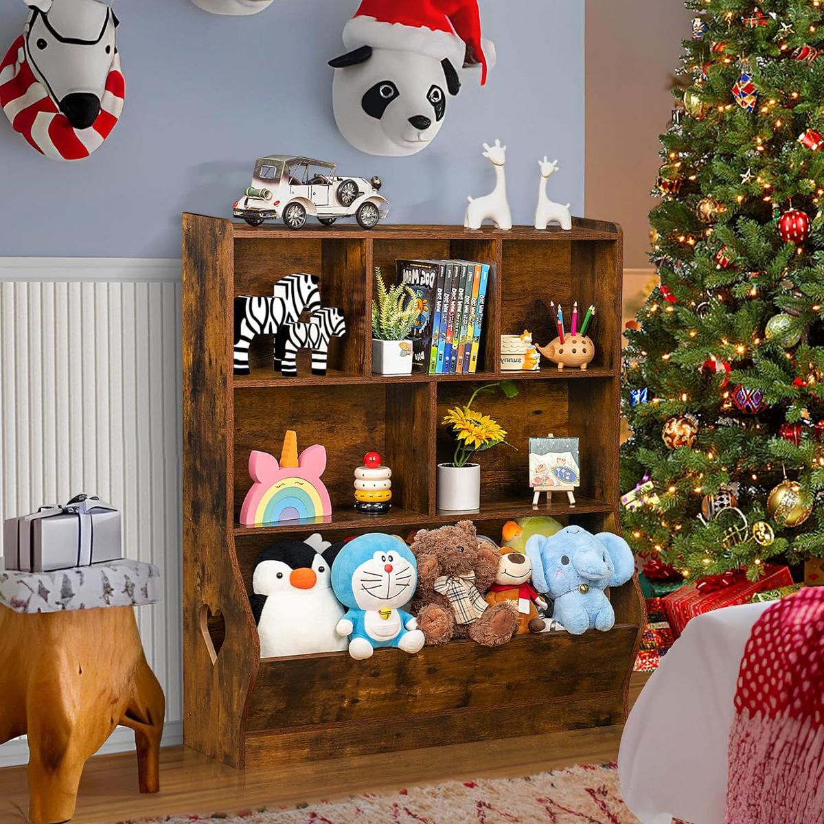 GENERICO - Librero Juguetero Mueble Infantil Edurne 3 Niveles - Gaudi