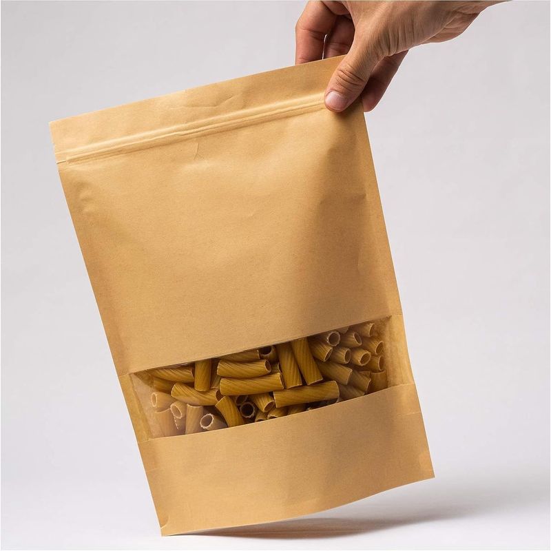 LA SEMILLITA PERUANA - 100 Sobre Bilaminado Kraft orgánico con ventana