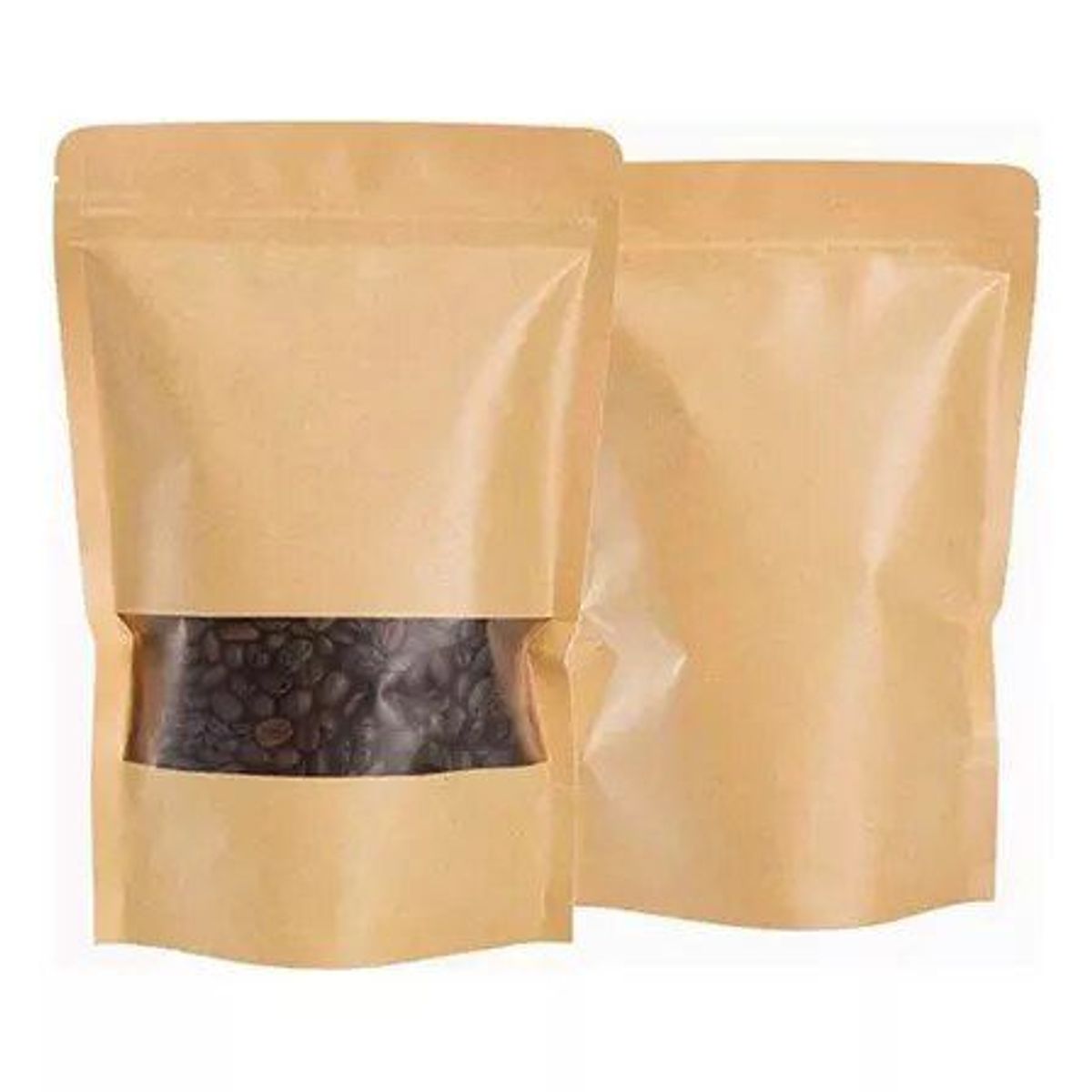 LA SEMILLITA PERUANA - 500 Sobre Trilaminado Kraft con ventana con zipper