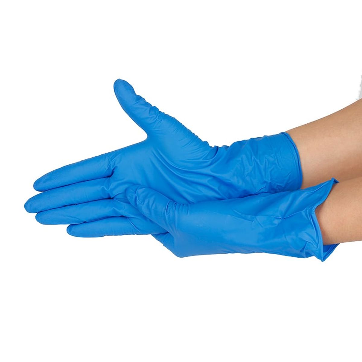 GENERICO - GUANTES DE NITRITEC TALLA "M" CAJA X 100 UND