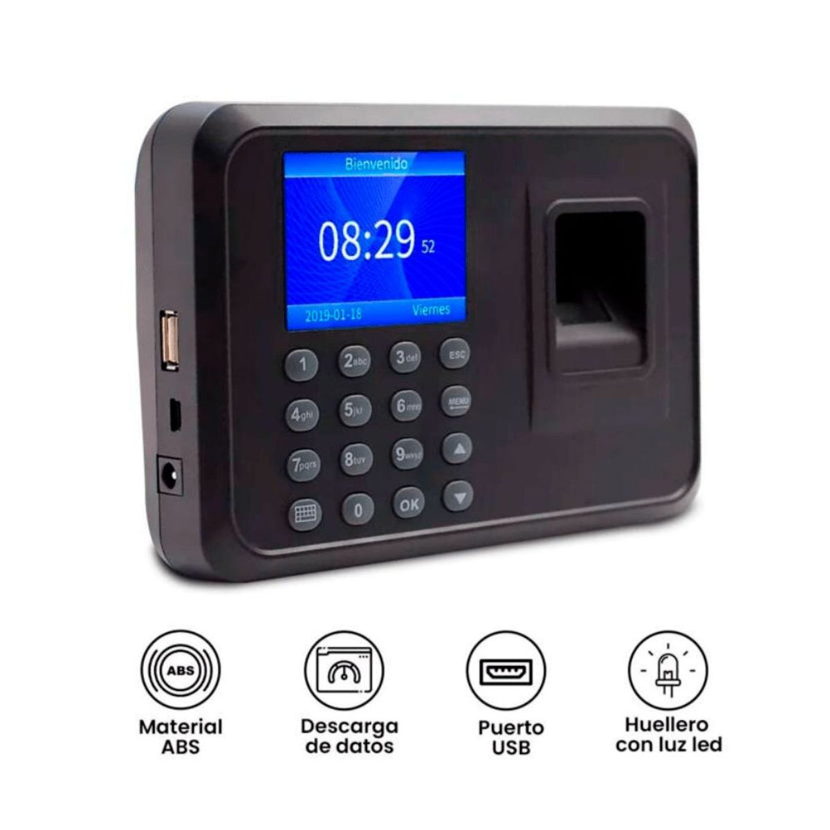 GENERICO - Lector Huella Biométrico de Control De Asistencia por Cerradura Smart