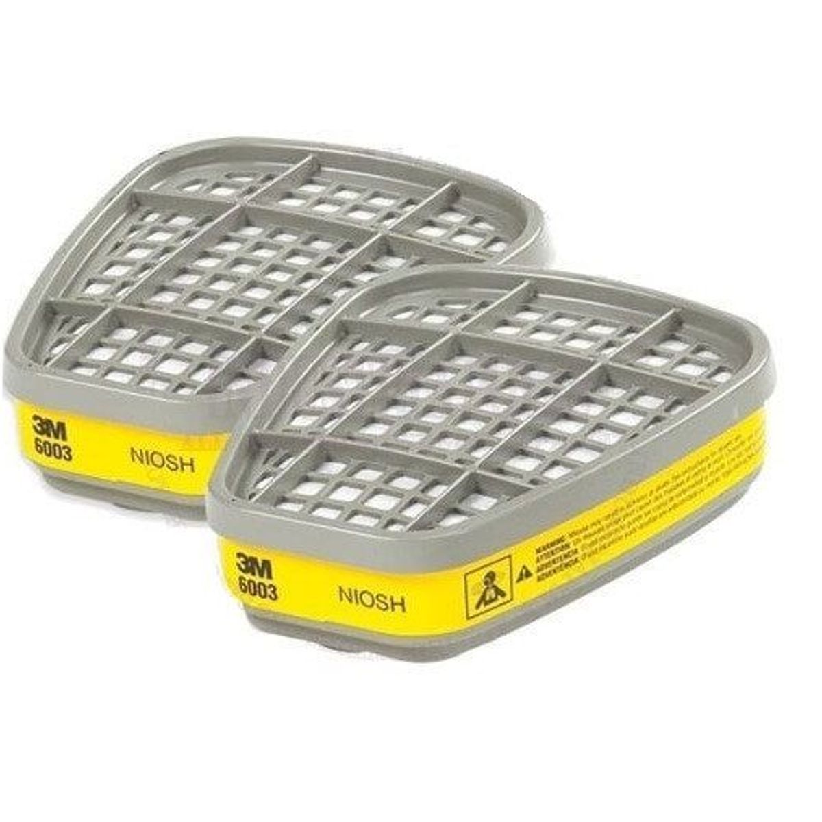 3M - Cartucho 6003 3M Para Vapores Orgánicos Niosh (1 Par)