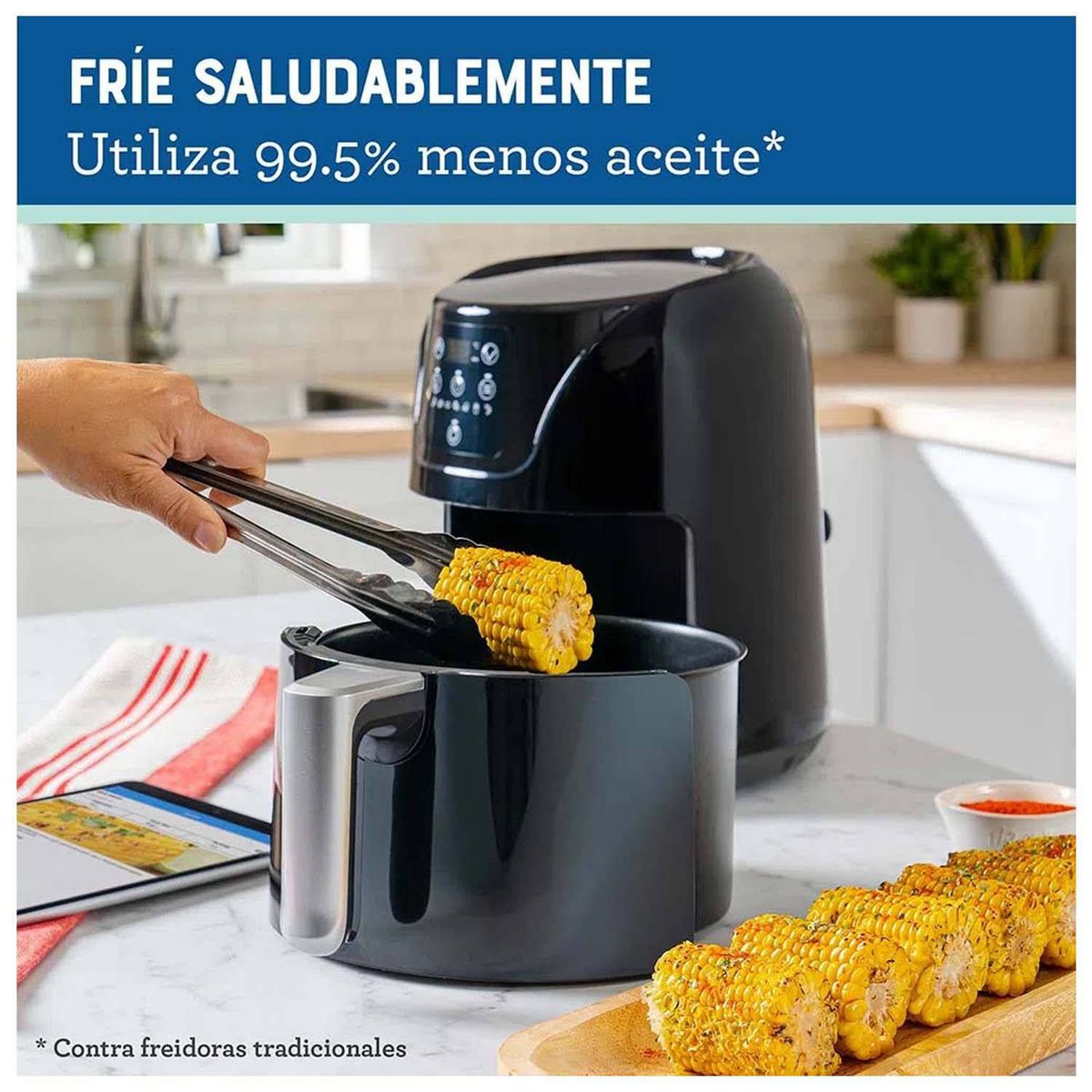 OSTER - Freidora de Aire DIGITAL Oster 4L CKSTAF40DDF Negro