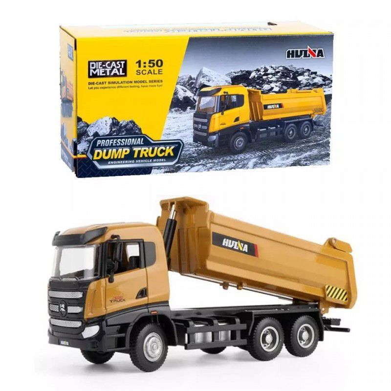 HUINA - Camión Volquete de Metal Miniatura a Escala 150 HUINA