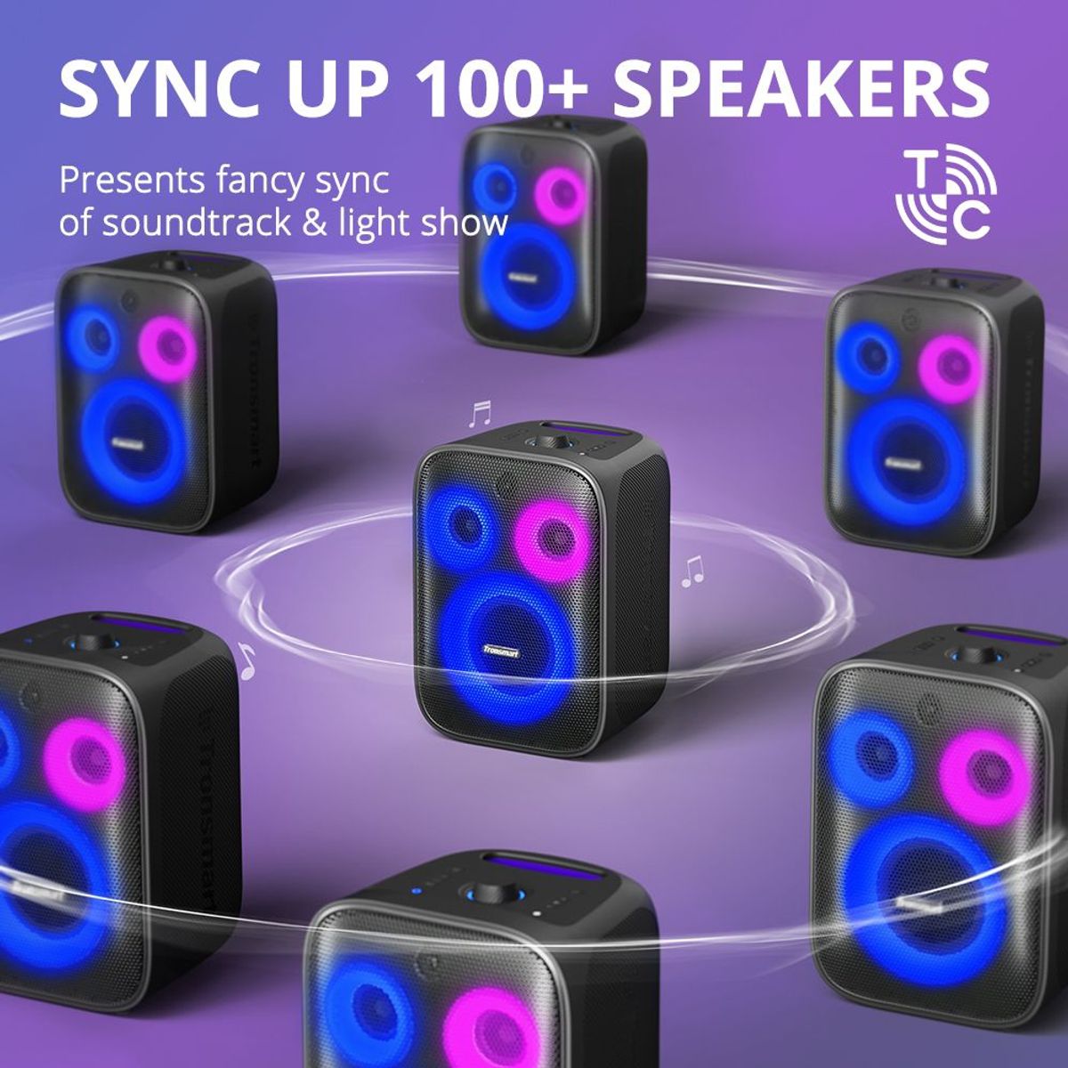 TRONSMART - Tronsmart Halo 200 120W Parlante Bluetooth 5.3 IPX4