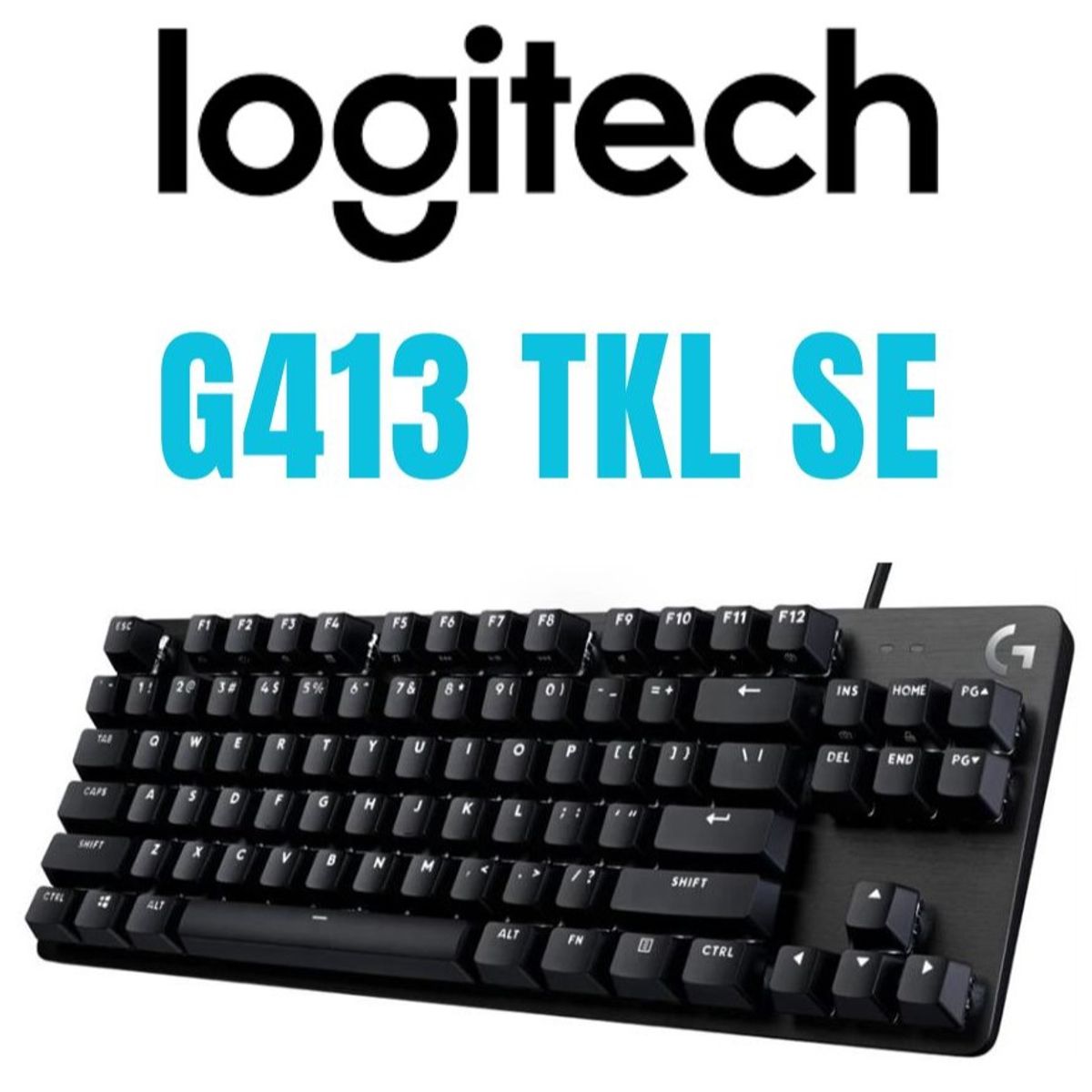 LOGITECH - Teclado Logitech G413 TKL SE Blacklight Mechanical Gaming Black