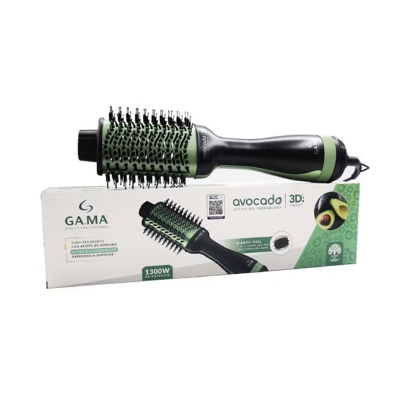 GAMA - CEPILLO ALISADOR Y SECADOR AVOCADO POWER 3D THERAPY