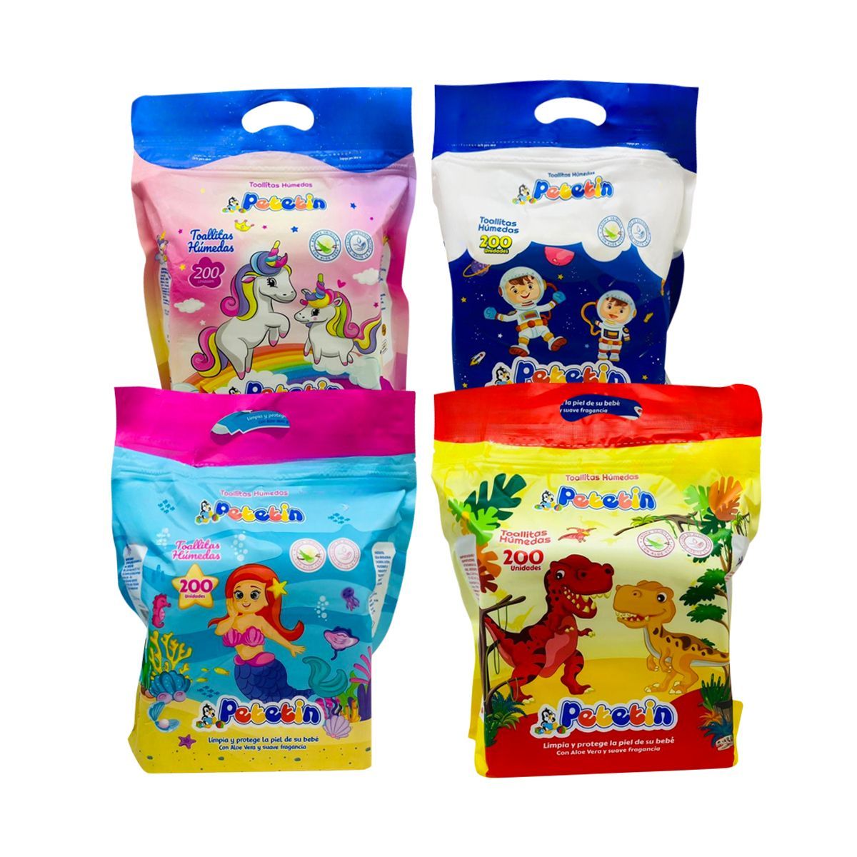 GENERICO - Toallitas Húmedas Pack De 200 Unidades Niño