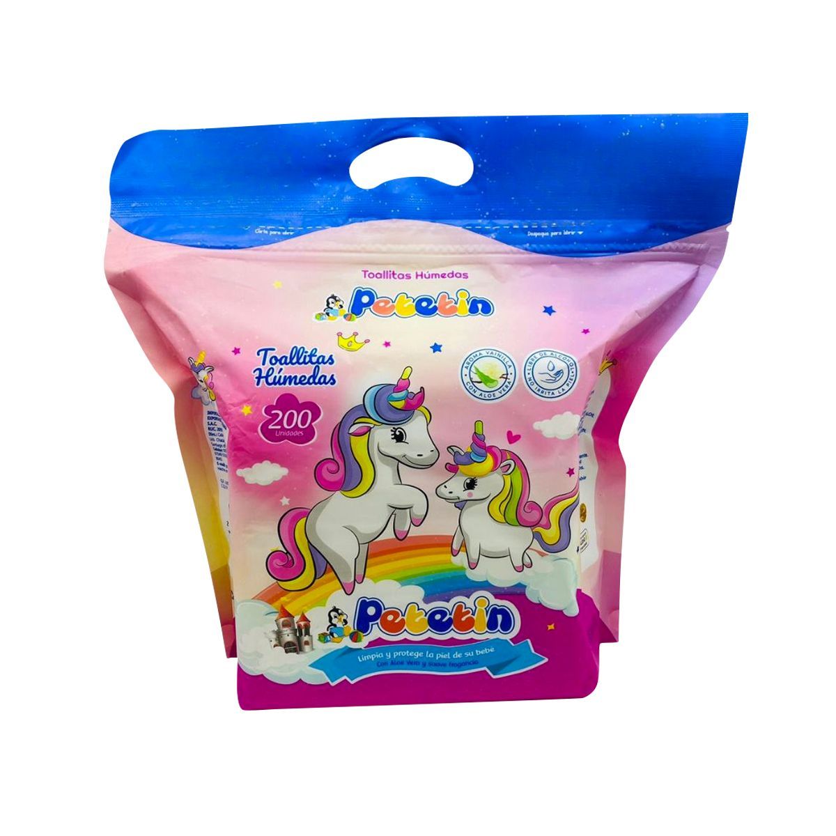 GENERICO - Toallitas Húmedas Pack De 200 Unidades Niña.