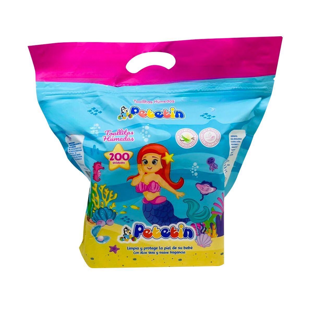 GENERICO - Toallitas Húmedas Pack De 200 Unidades Niña.