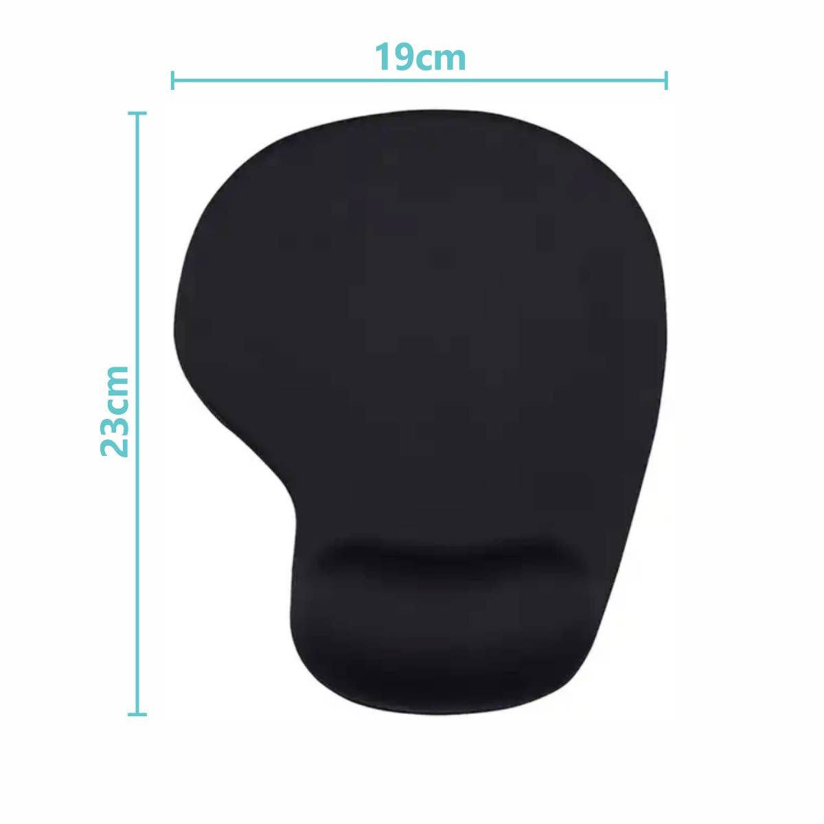 GENERICO - Mouse Pad Ergonómico con Gel Negro