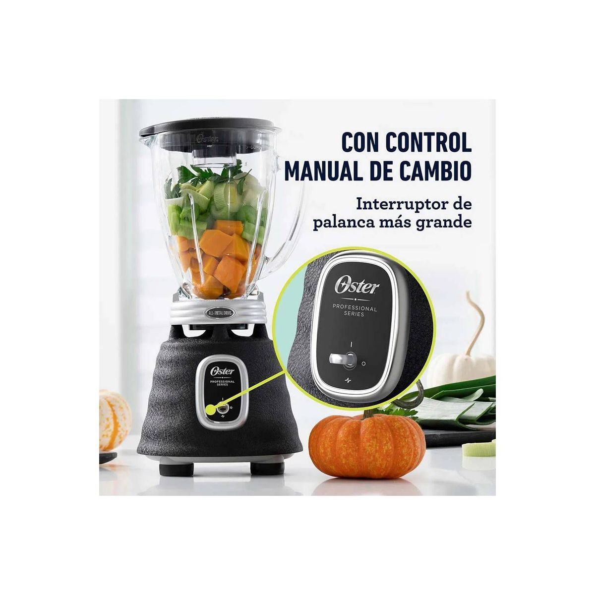 OSTER - Licuadora Oster Pro  700Watts + Cuchilla de 4 Aspas