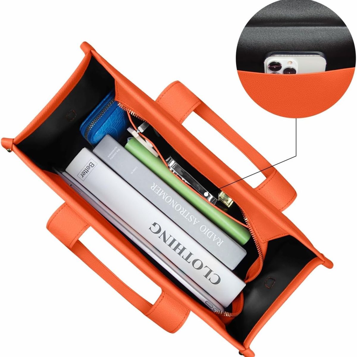 GENERICO - Cartera Tote Bag Alta Calidad Colores Vibrantes