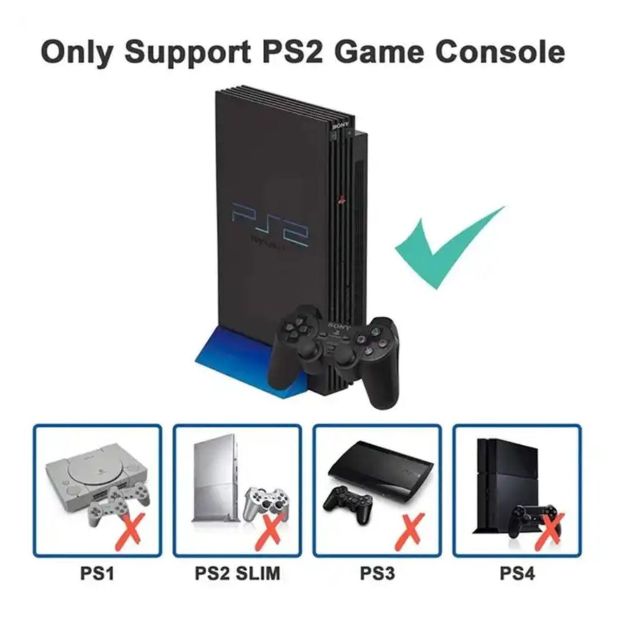 GENERICO - Convertidor de Playstation 2 a HDMI Video y Audio Inalámbrico G300