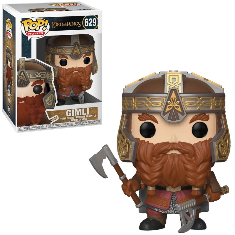 FUNKO - Funko Pop El Señor De Los Anillos - Gimli CAJA DAÑADA Hobbit
