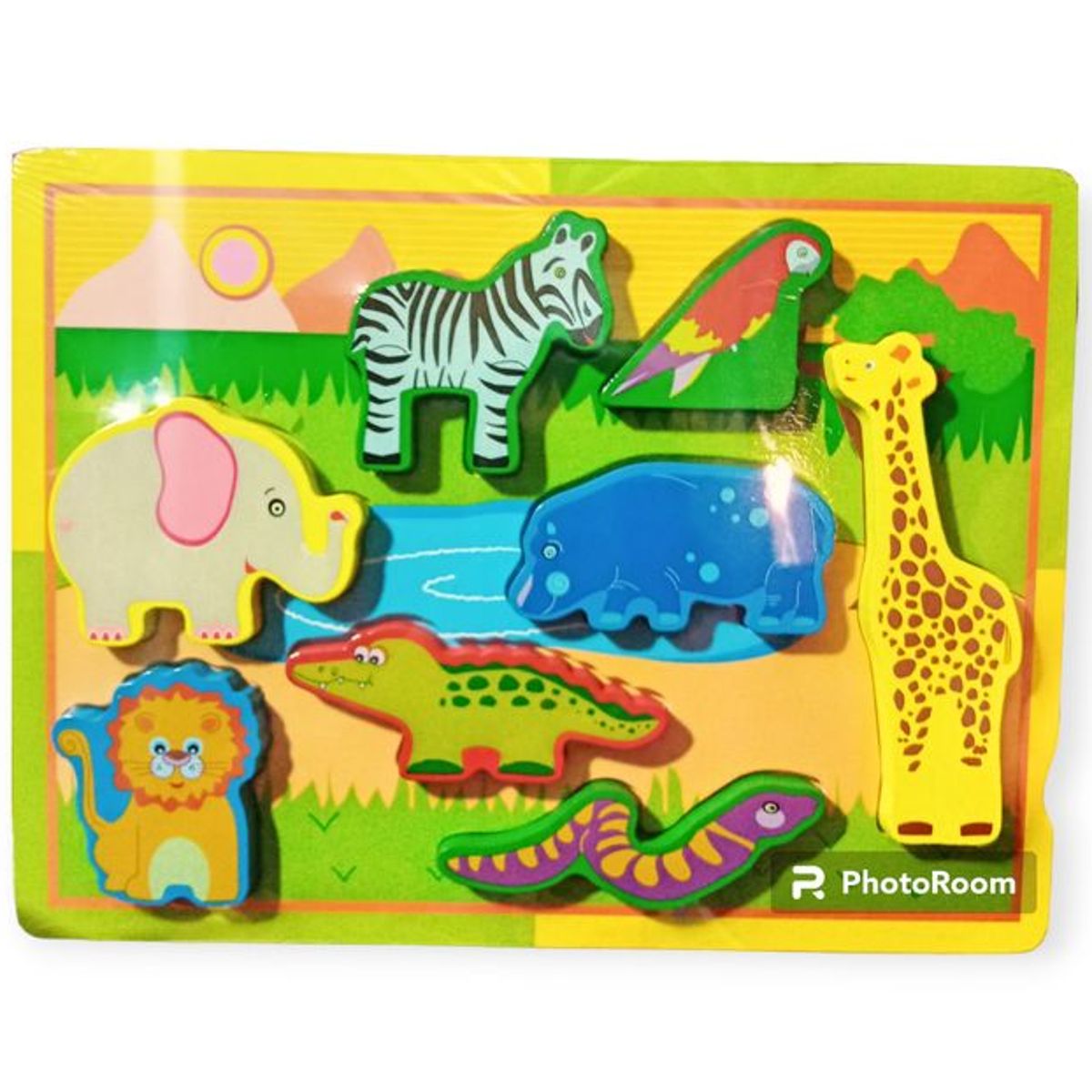 GENERICO - ROMPECABEZA ALTO RELIEVE DE ANIMALES SALVAJES