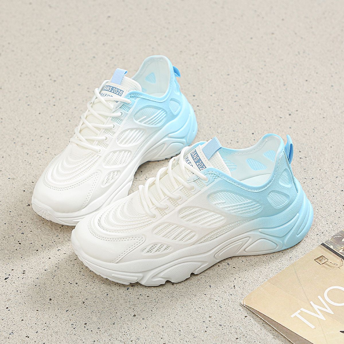 SHANDIAN - Running Mujer Zapatillas Deportivos Plataforma