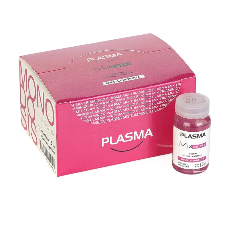 GENERICO - 12 Ampollas Tratamiento Capilar  Nutritiva Mix Triaminico Plasma 15ml