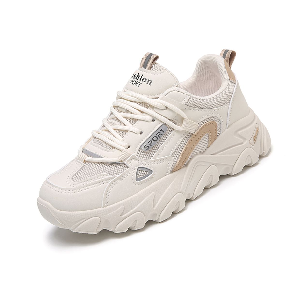 SHANDIAN - Zapatillas Deportivas Plataforma Mujer