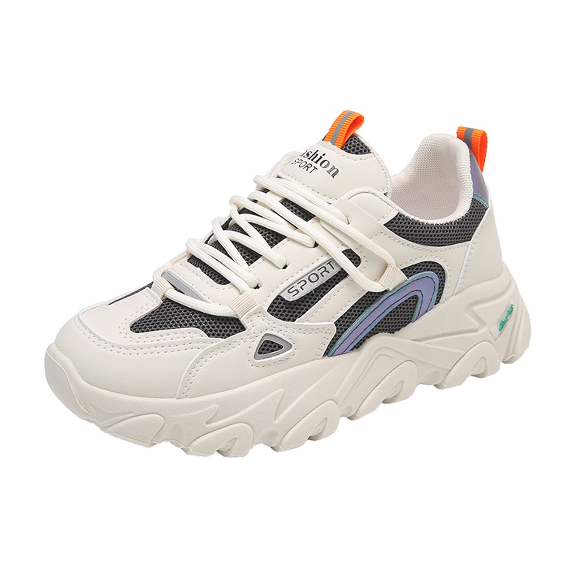 SHANDIAN - Zapatillas Deportivas Plataforma Mujer