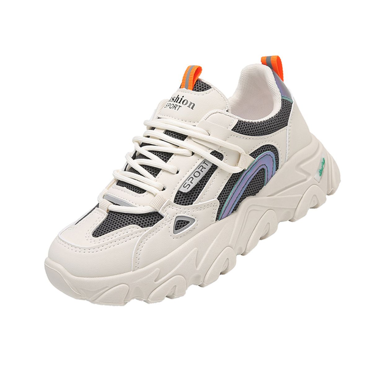 SHANDIAN - Zapatillas Deportivas Plataforma Mujer