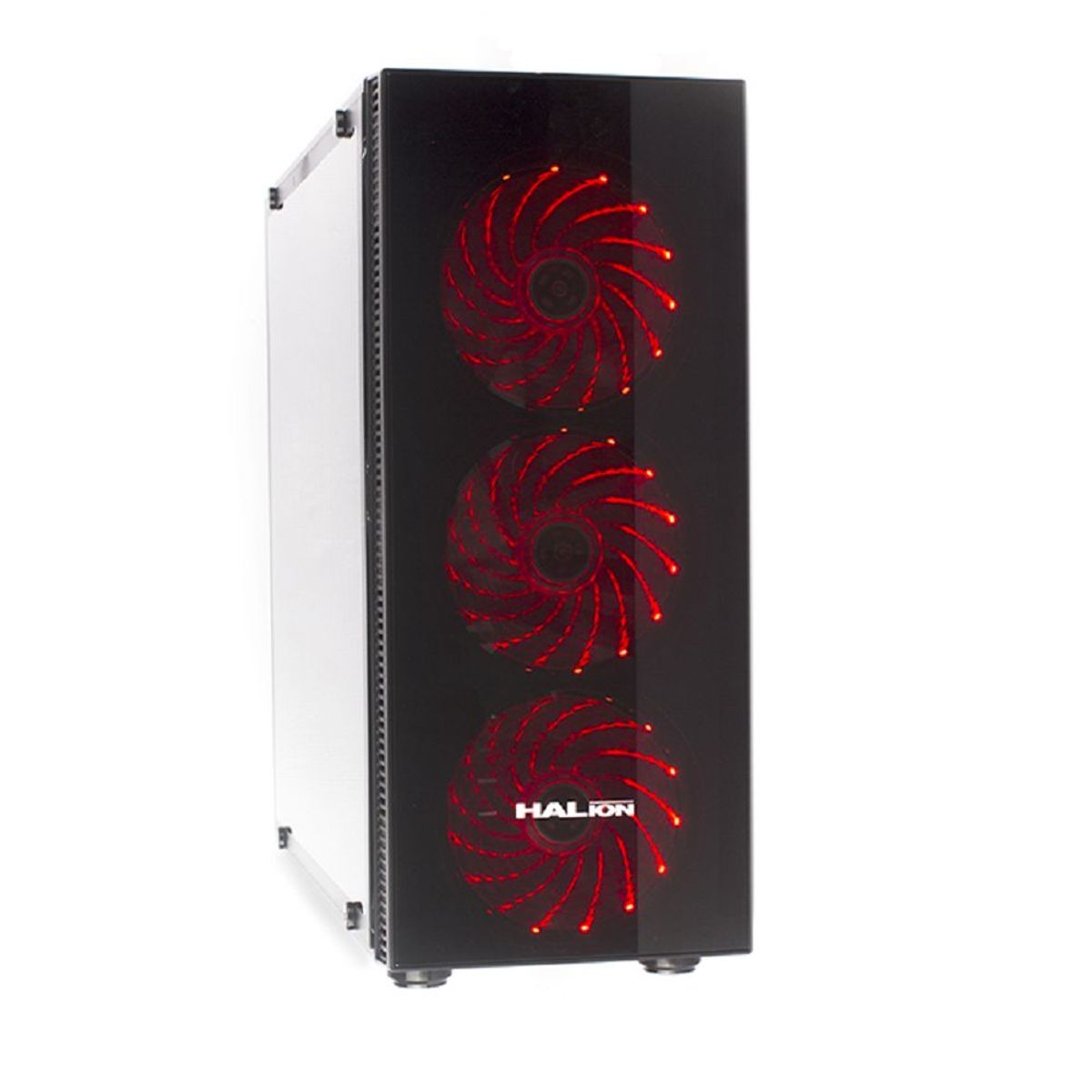 HALION - Case Gamers Led Halion Scorpio 5490 Rainbow Fuente 350w Real