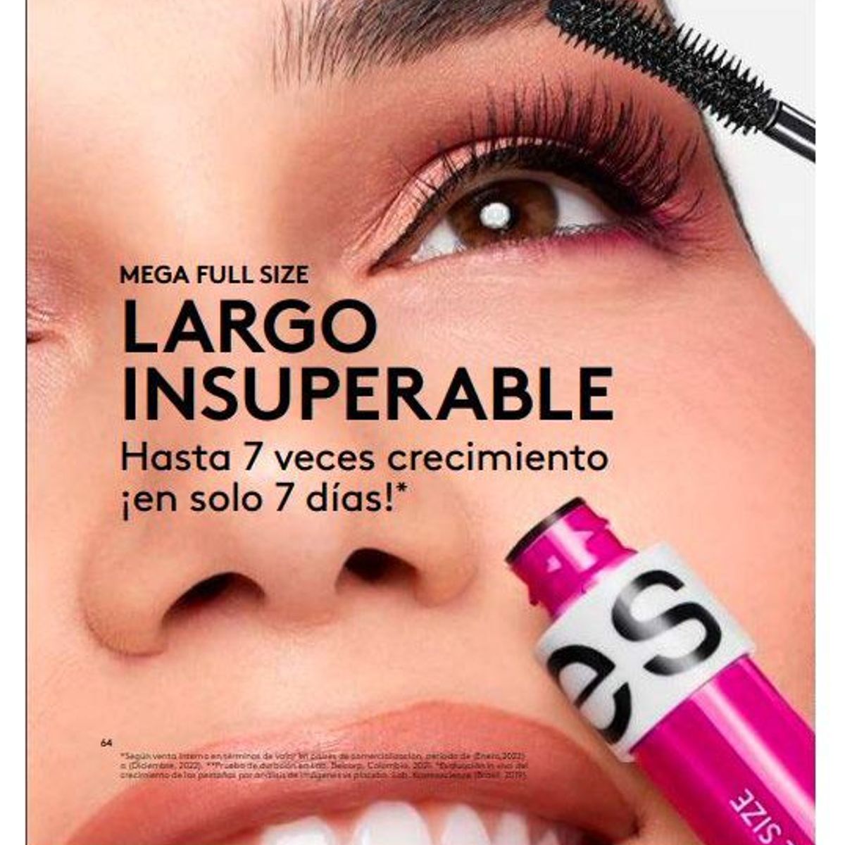 ESIKA - Máscara Pestañas Mega Full Size Prueba de Agua Esika NegMarr