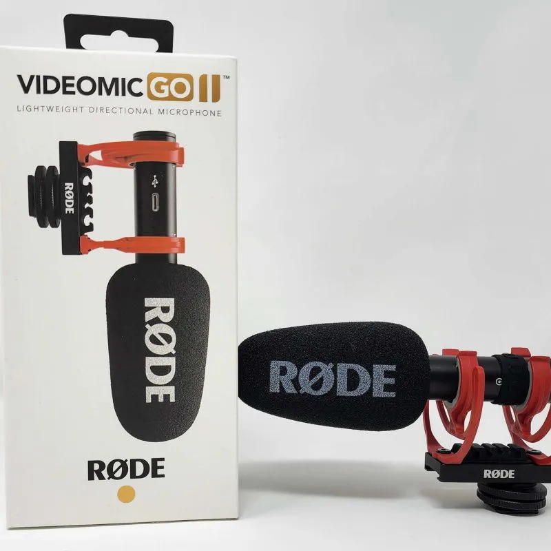 RODE - Rode VideoMic GO II Micrófono de escopeta ultra compacto y ligero