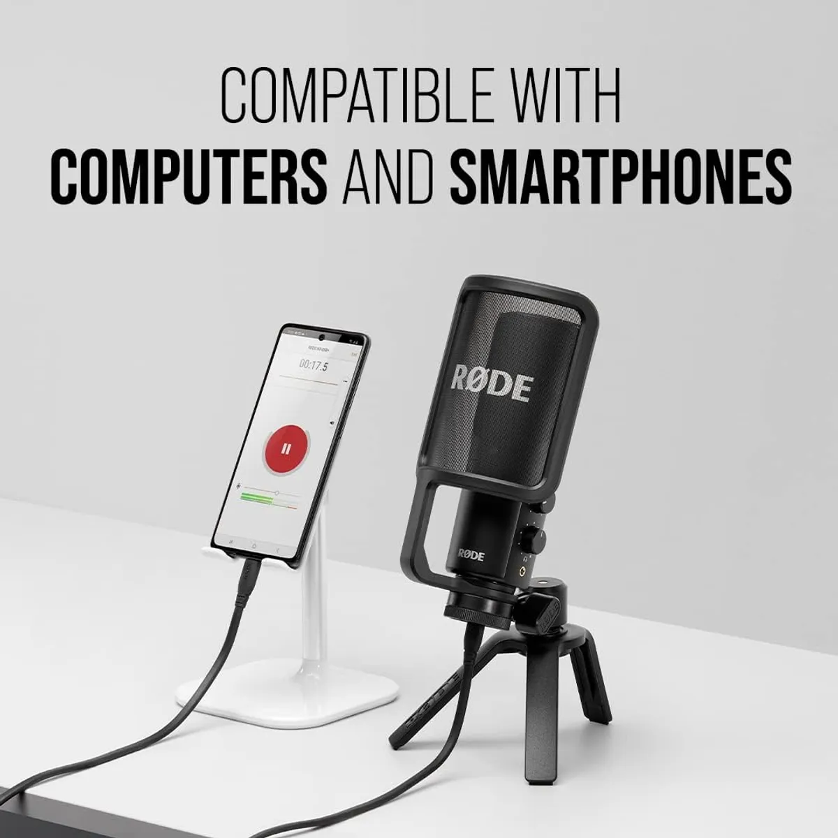 RODE - Rode NT-USB+ Micrófono Condensador USB