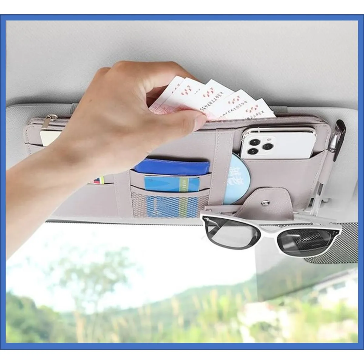 GENERICO - Almacenamiento para visera de auto