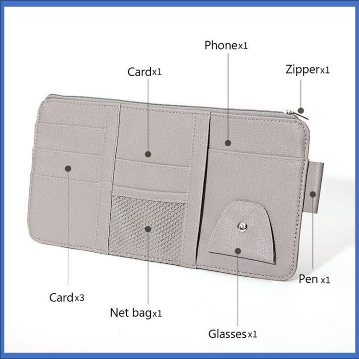 GENERICO - Almacenamiento para visera de auto