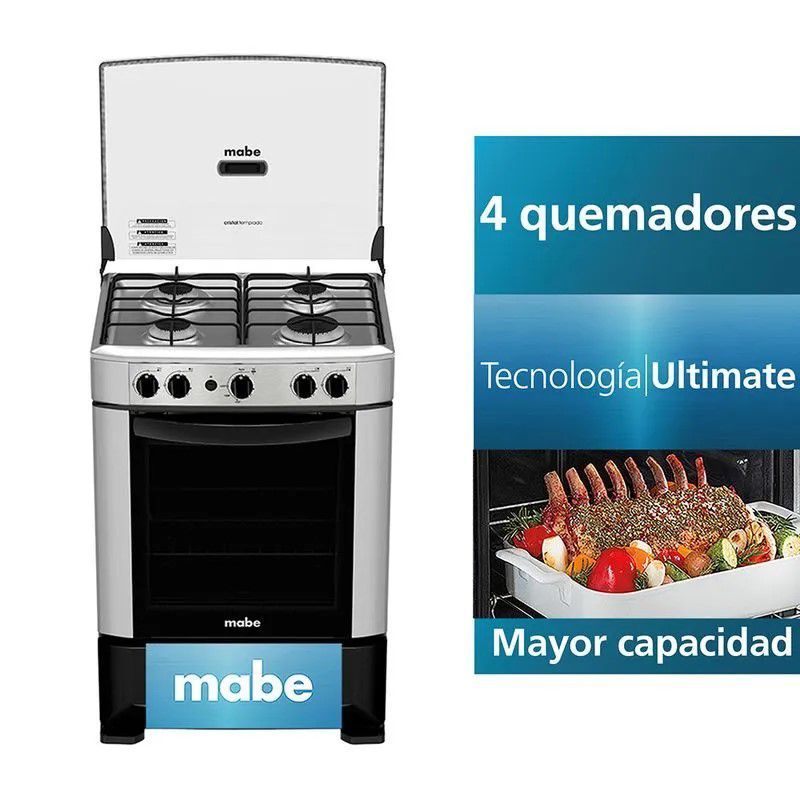 MABE - COCINA MABE DE PIE CMP6014AGO 4 QUEMADORES GRAFITO