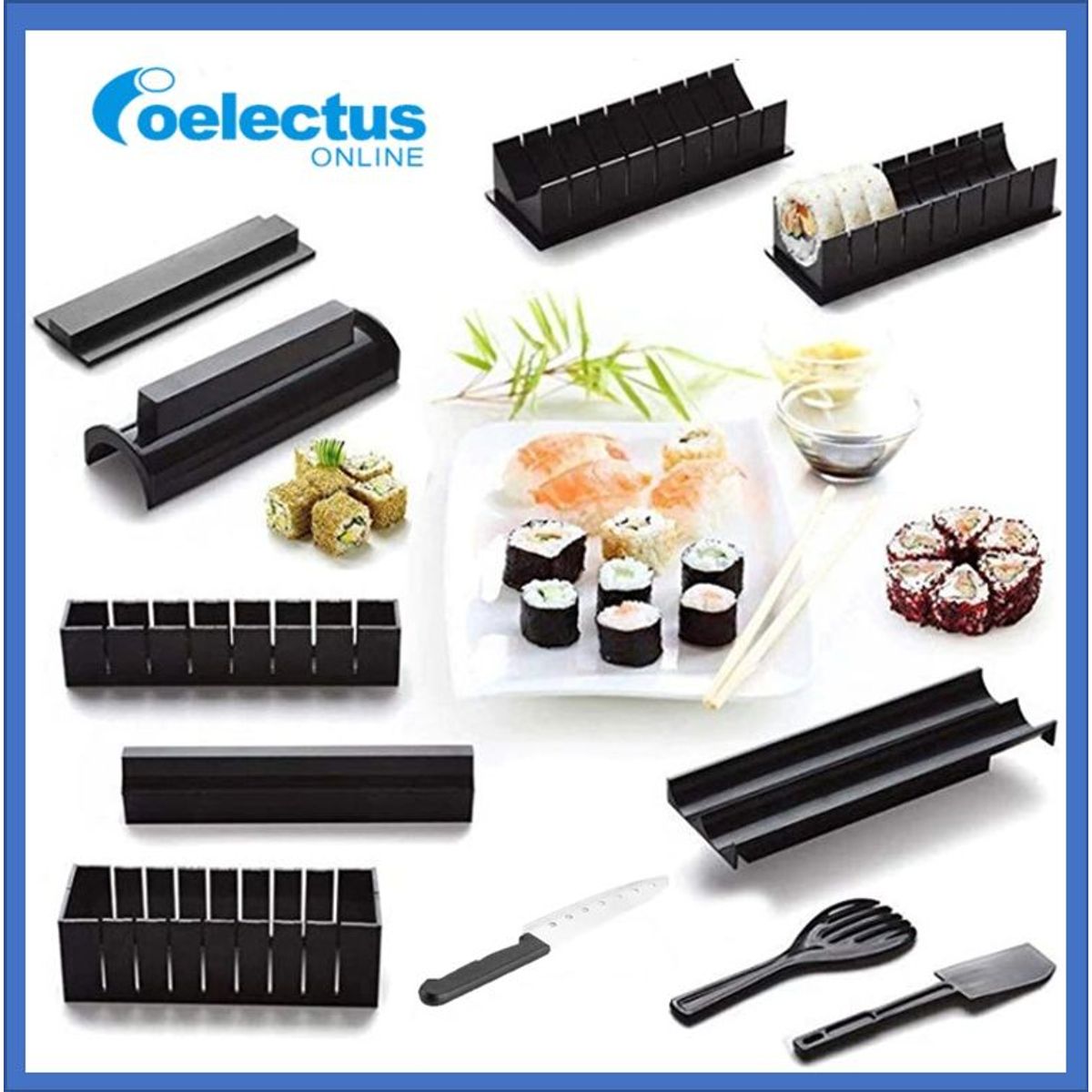GENERICO - Set de utensilios para hacer Sushi o makis