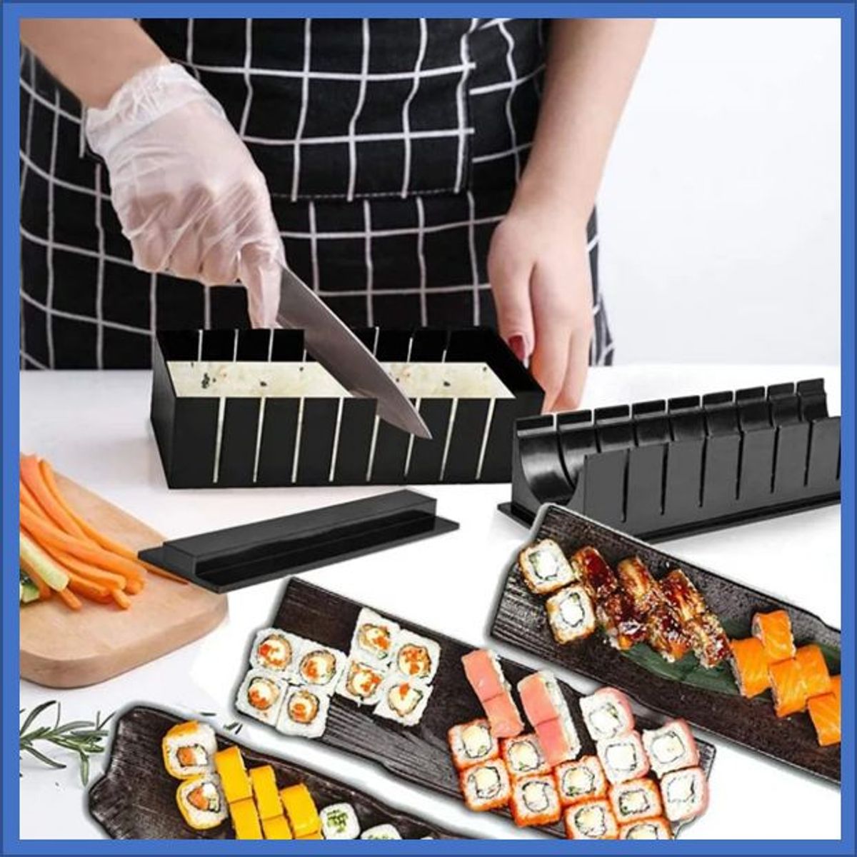 GENERICO - Set de utensilios para hacer Sushi o makis