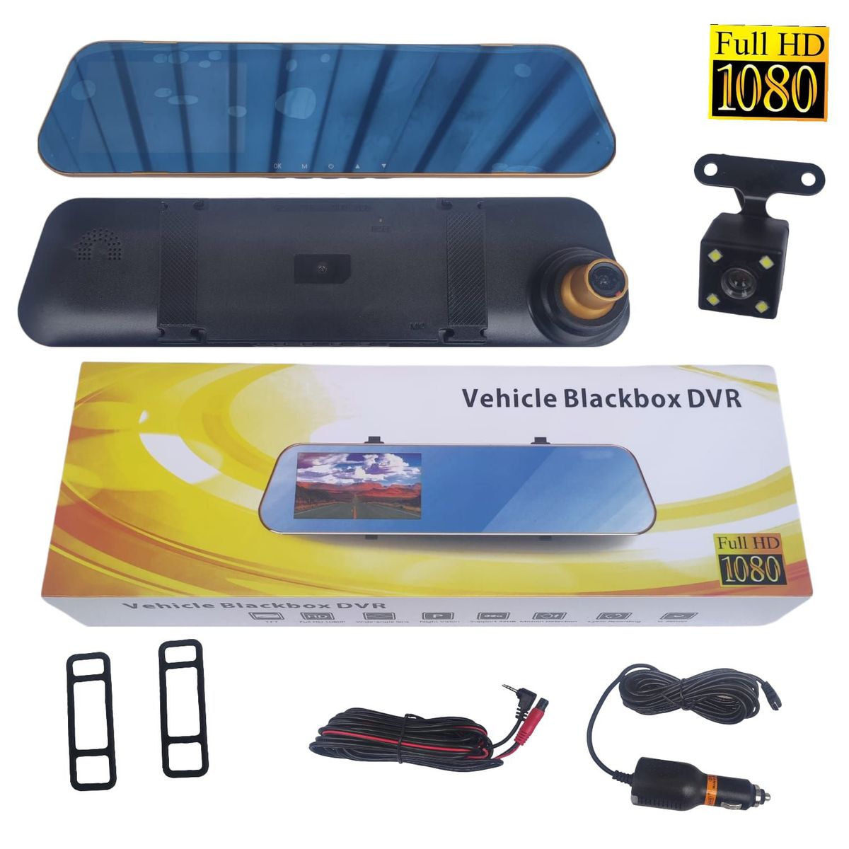 OEM - Espejo Retrovisor con Camara Frontal Delantera y Trasera