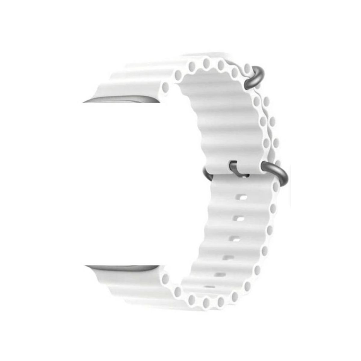 GENERICO - Correa Ultra Ocean para Apple Watch y Smart Watch Blanco 44-45-46-49mm