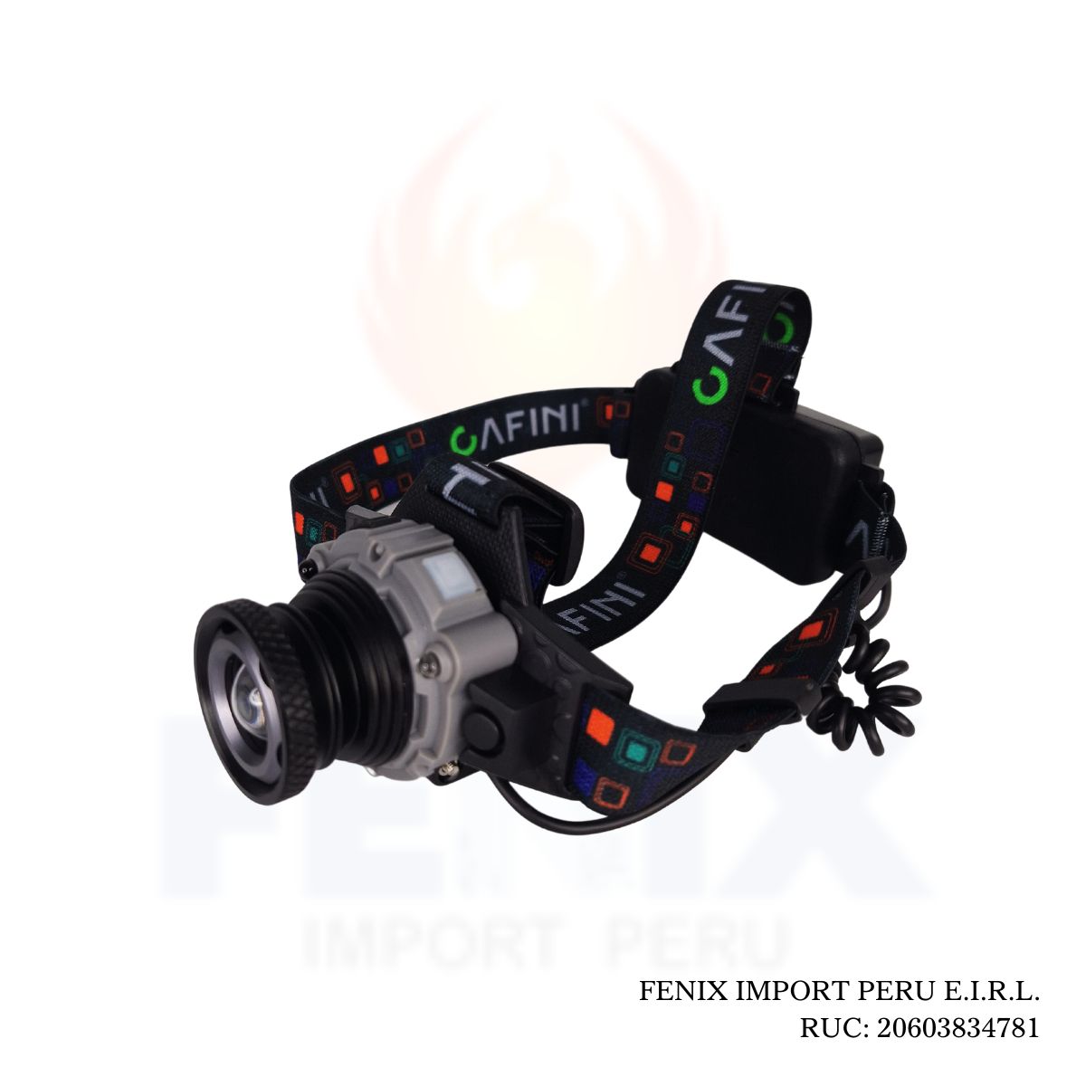 CAFINI - Linterna Frontal LED Multifuncional Recargable Con Sensor CN-L870C