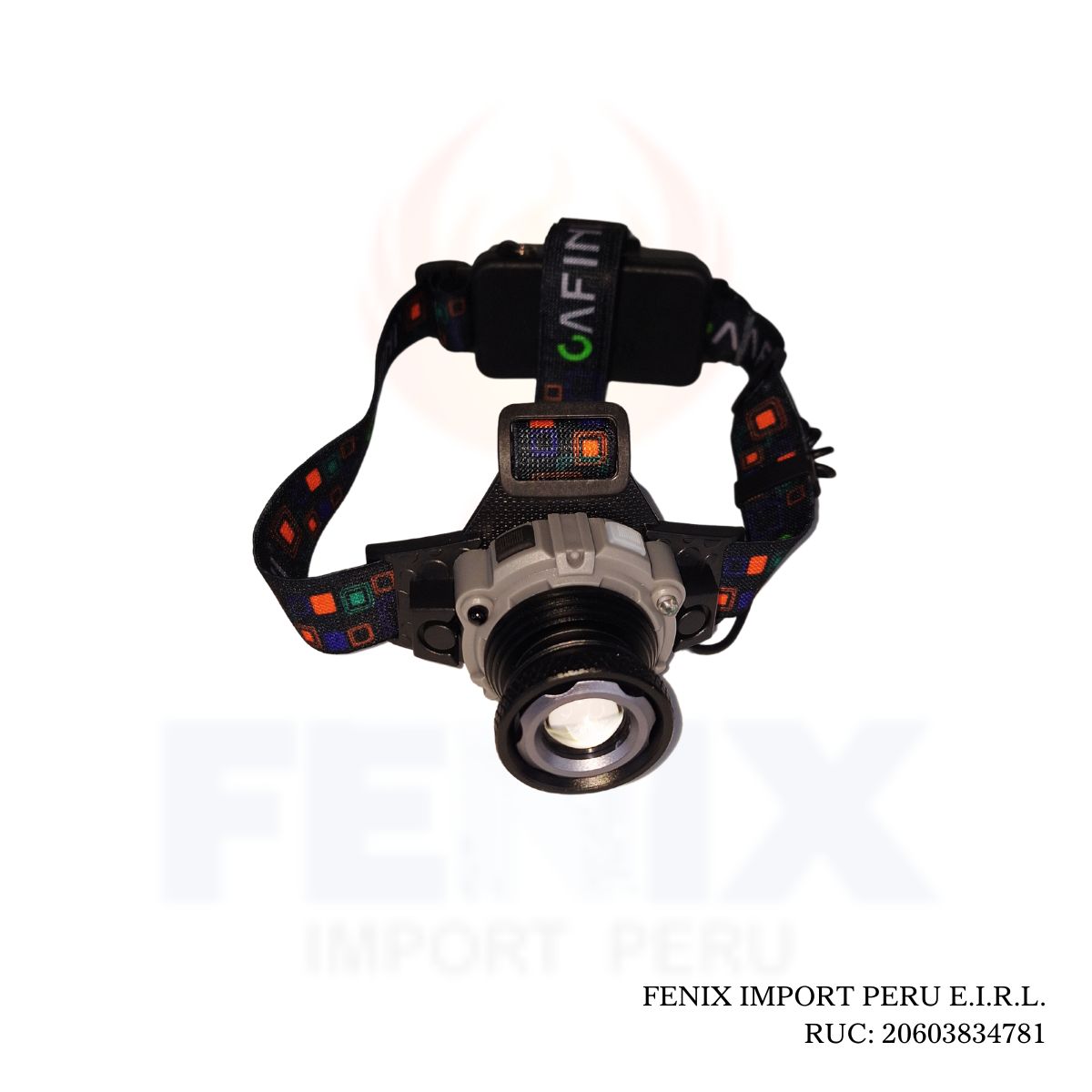 CAFINI - Linterna Frontal LED Multifuncional Recargable Con Sensor CN-L870C