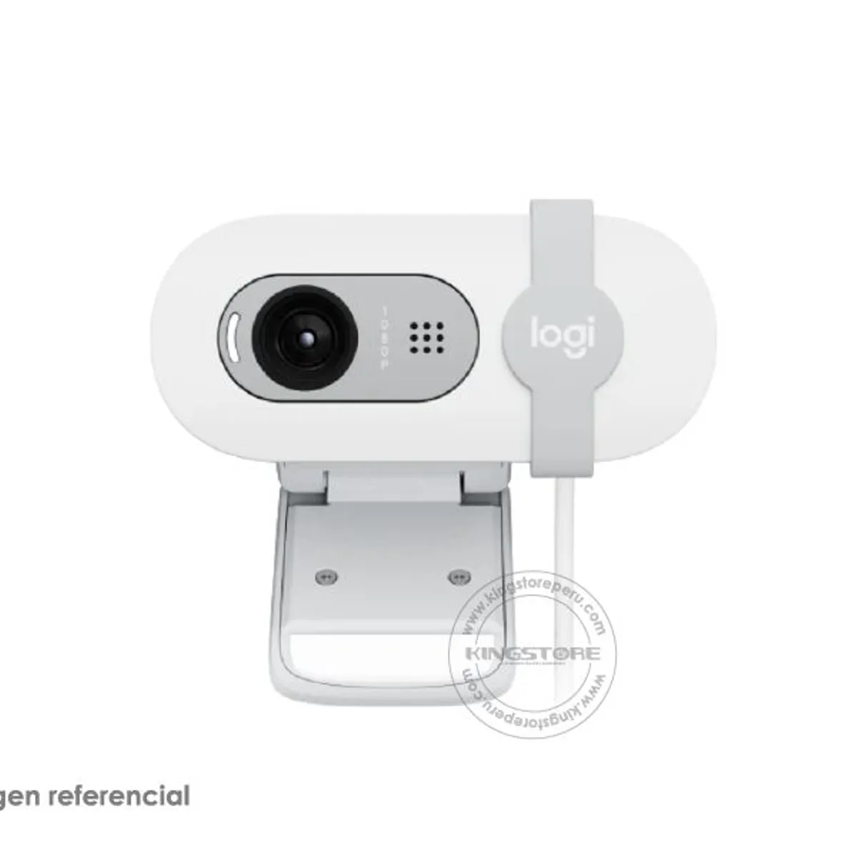 LOGITECH - Camara Web Logitech BRIO 100 FHD 1080P Blanco