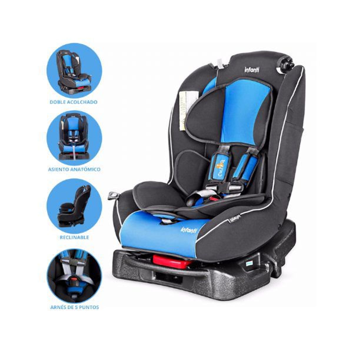 INFANTI - Silla de Auto Infanti para Bebé «V2 EXPRESS» Blue