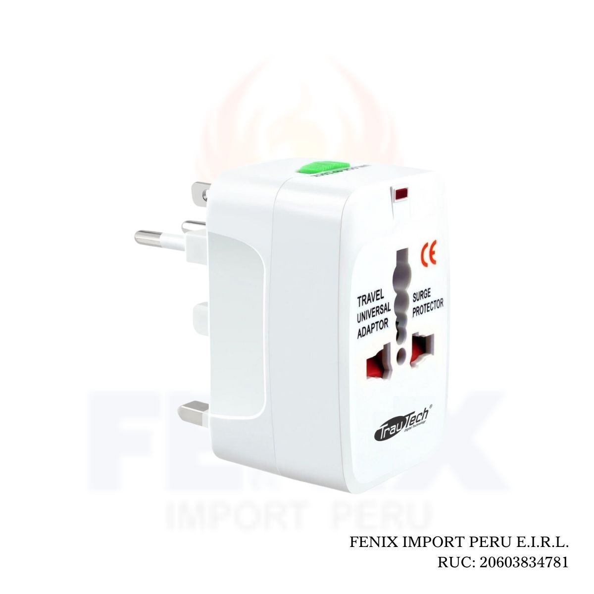 GENERICO - Adaptador Internacional Enchufe Viajero 110 - 240 V TRAUTECH