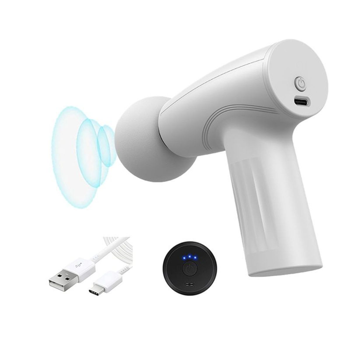 PUREPOWER - Pistola fascia de Músculos Percusión de Tejido Profundo Portátil