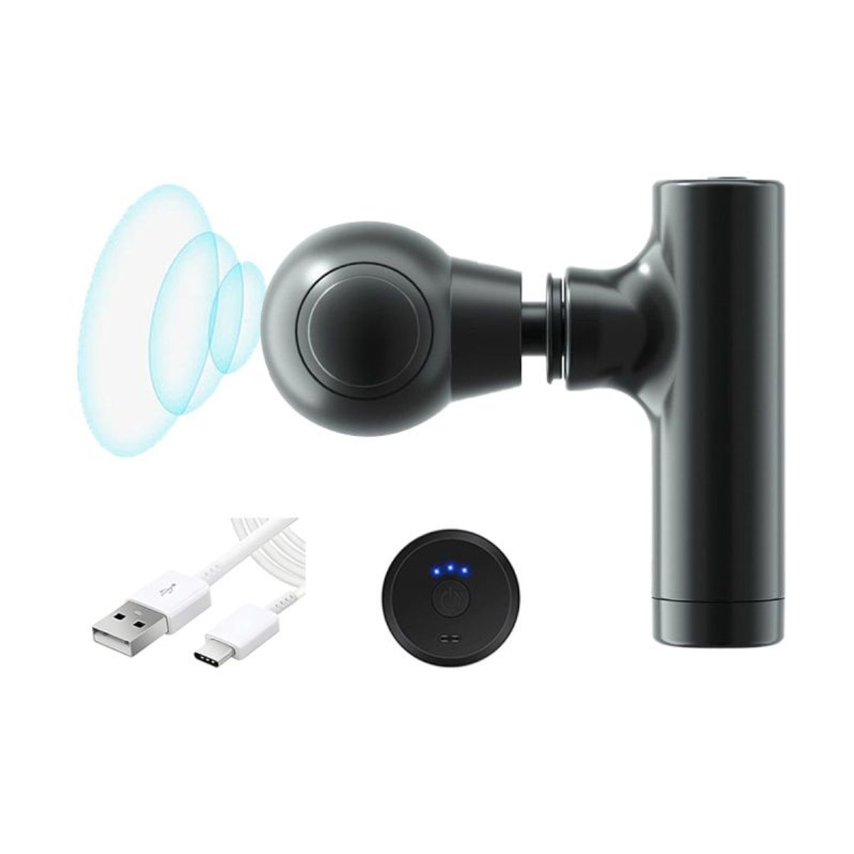 PUREPOWER - Fascia Gun de Músculos Percusión de Tejido Profundo Portátil