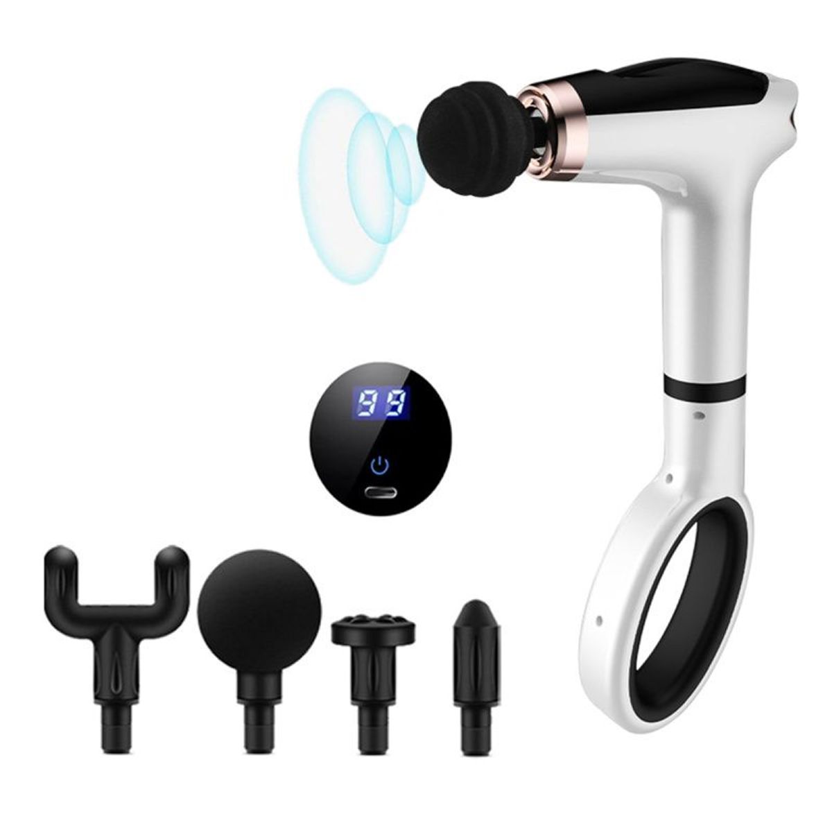 PUREPOWER - Pistola fascia de Músculos Percusión de Tejido Profundo Portátil