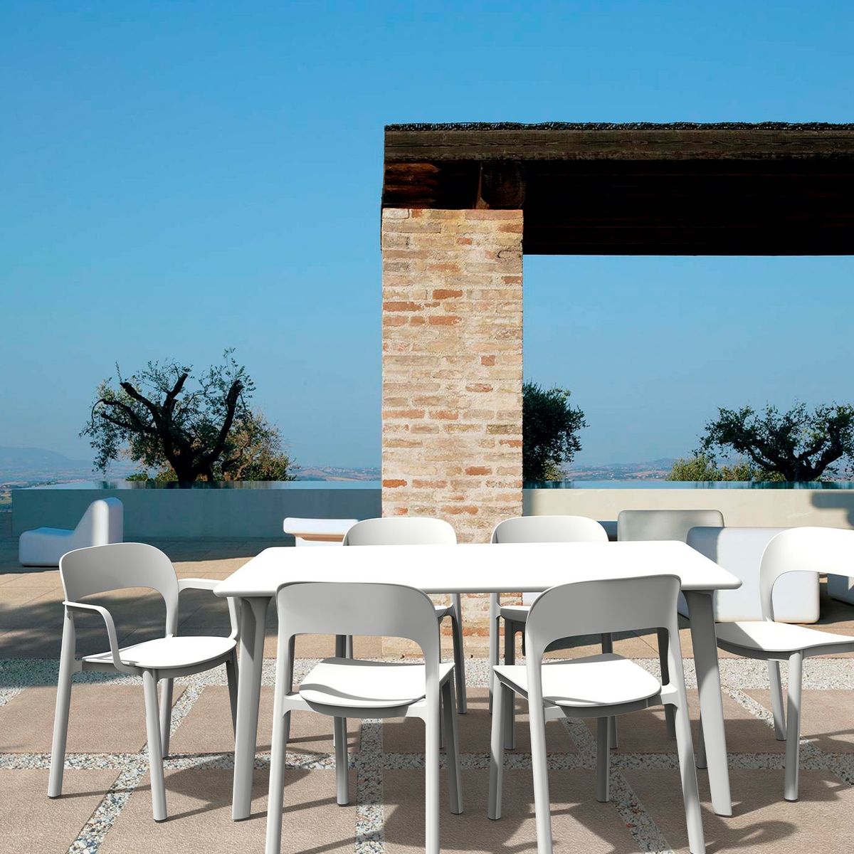 ZIYAZ - Silla  De Comedor Ona SB Blanco