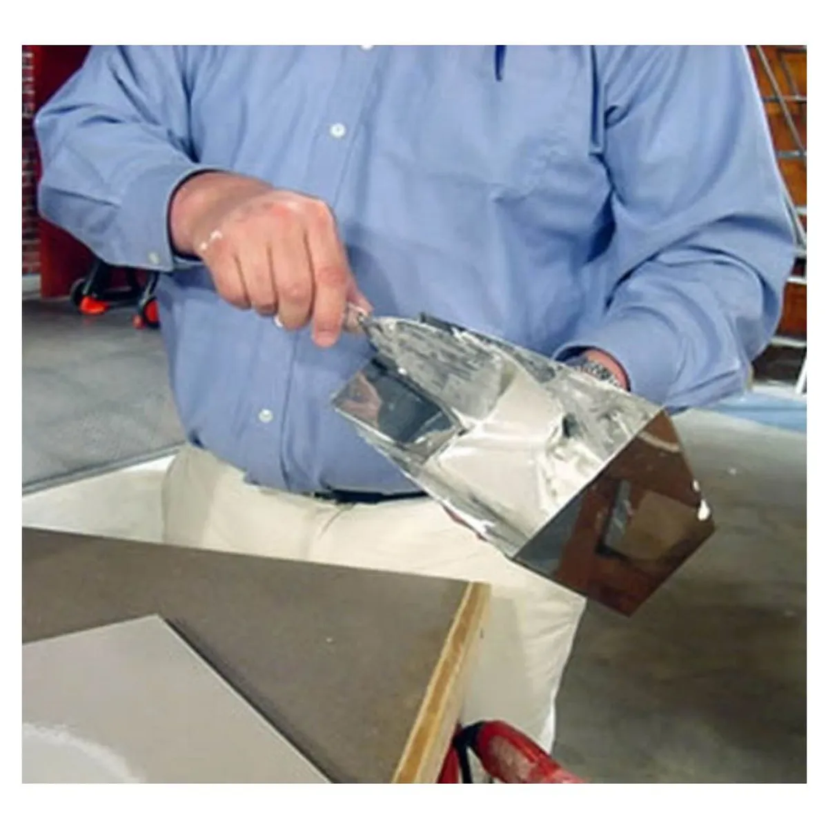 GENERICO - BANDEJA  MASILLA  DE 12 PULGADAS  ACERO