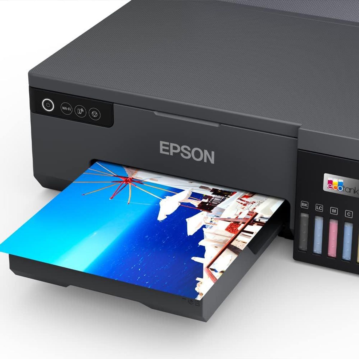 EPSON - Impresora Fotografica Epson Ecotank L8050 PVC CD DVD USB Wi-Fi Direct