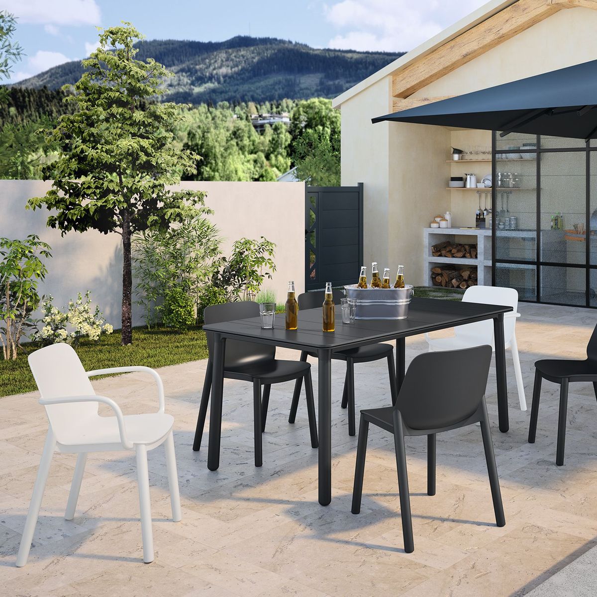 ZIYAZ - Silla De Comedor One CB  Blanco